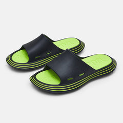 Outside Slippers Men Summer Runway Shoes EVA Outdoor Women Slides Soft Thick Sole Non-slip Pool Beach Sandals Indoor Bath
