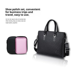 Leather Shoes Care Cleaning Black Colorless Maintenance Oil Shoe Brush Shoe Set