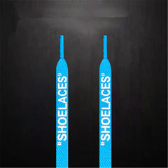 English Flat Solid Color Webbing Canvas Sneakers Colored Laces