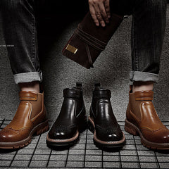 Platform Retro Ankle Heat Preservation Boots