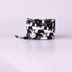 Rainbow flag camouflage free tie free stretch elastic lazy laces