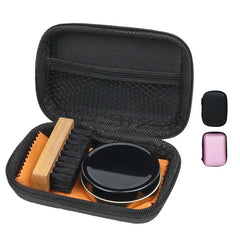 Leather Shoes Care Cleaning Black Colorless Maintenance Oil Shoe Brush Shoe Set