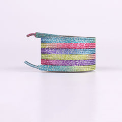 Rainbow flag camouflage free tie free stretch elastic lazy laces