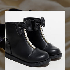 Girls Fashion New Side Zipper Kids Boots