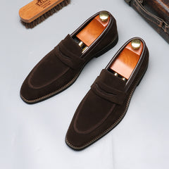 Fashion Personality British Style Loafers Men
