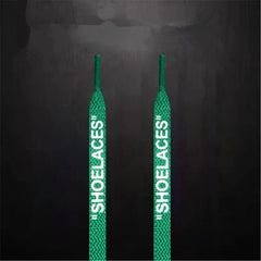 English Flat Solid Color Webbing Canvas Sneakers Colored Laces