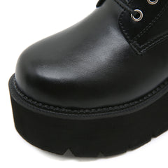 Women's Black High-heeled Boots