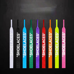 English Flat Solid Color Webbing Canvas Sneakers Colored Laces